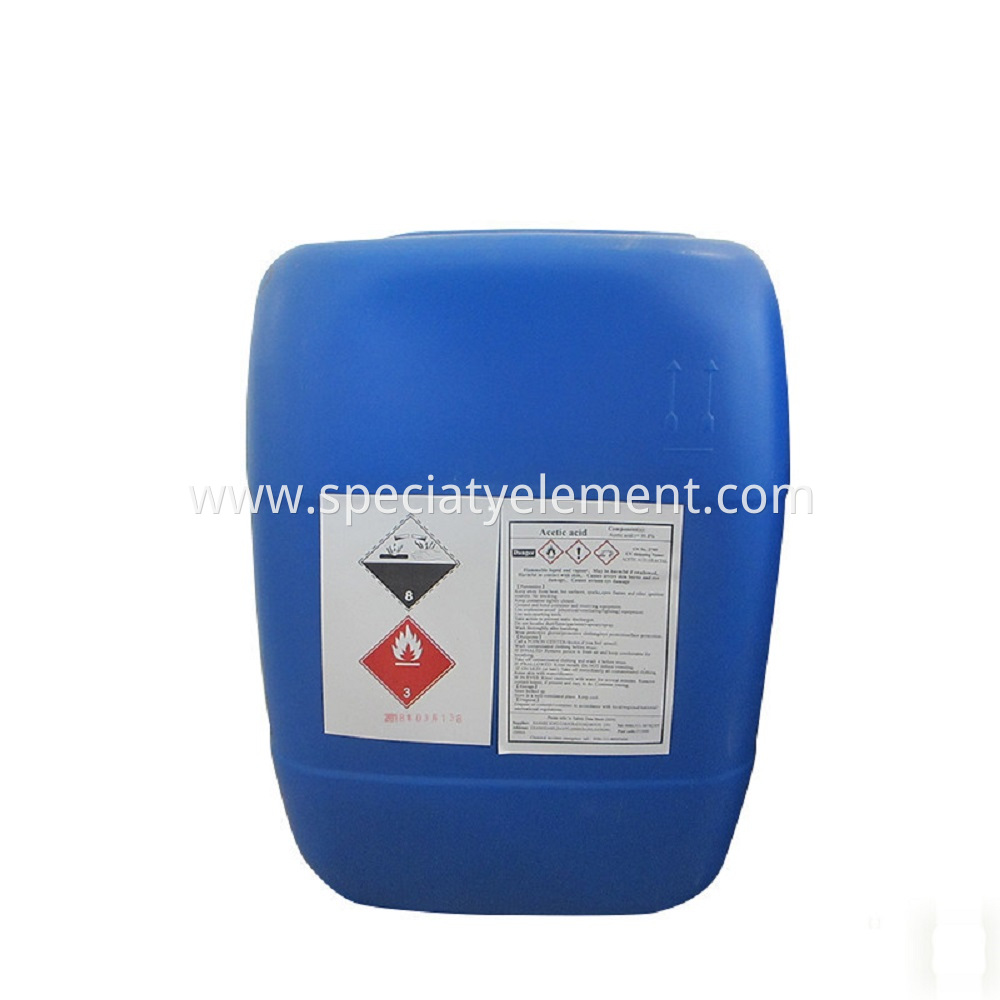 CH3COOH Glacial Acetic Acid 99.8% For Ethyl Cellulose